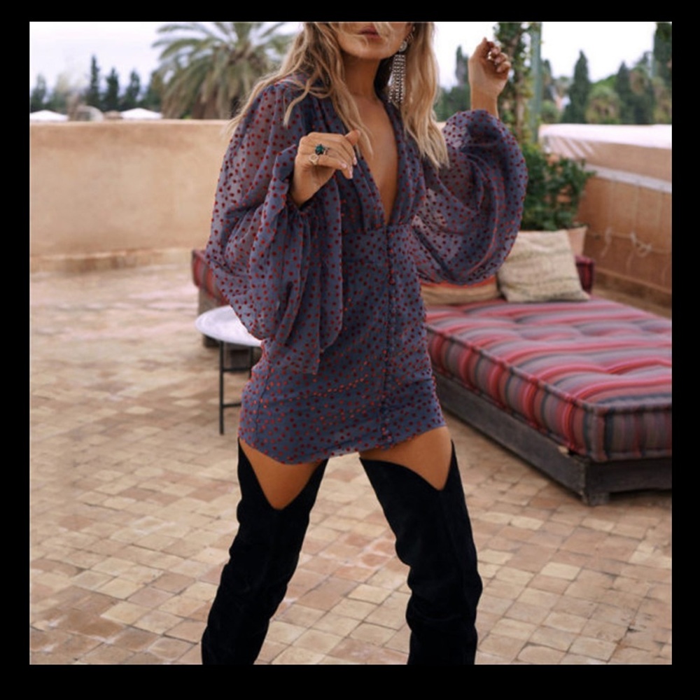 Rat and boa othilia dress